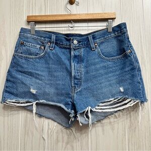 Levi's Blue Jean Shorts